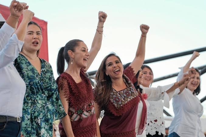 Sheinbaum reconoce a Mara Lezama por su labor a favor de las mujeres 