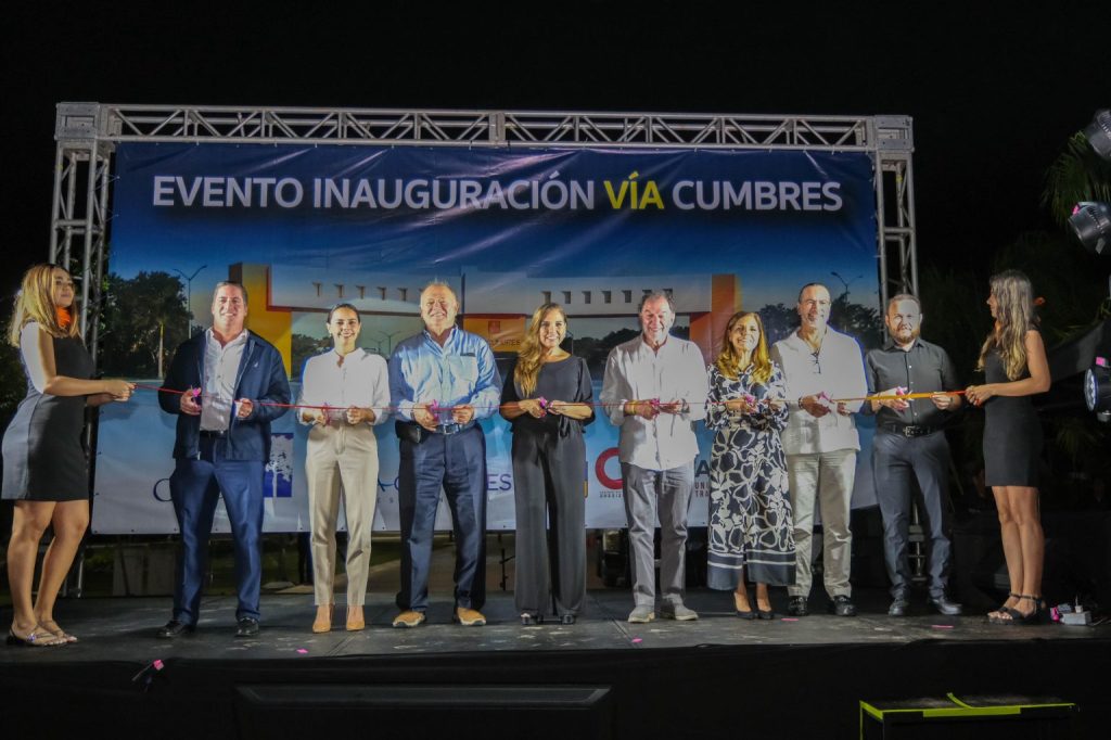 Mara Lezama inaugura Vía Cumbres en Cancún, un proyecto de mil mdp que impulsa la economía de Quintana&nbsp;Roo
