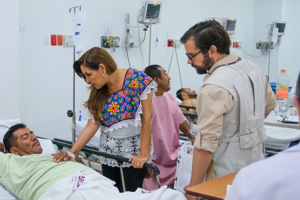 Mara Lezama supervisa Hospital General junto al director del&nbsp;IMSS-Bienestar