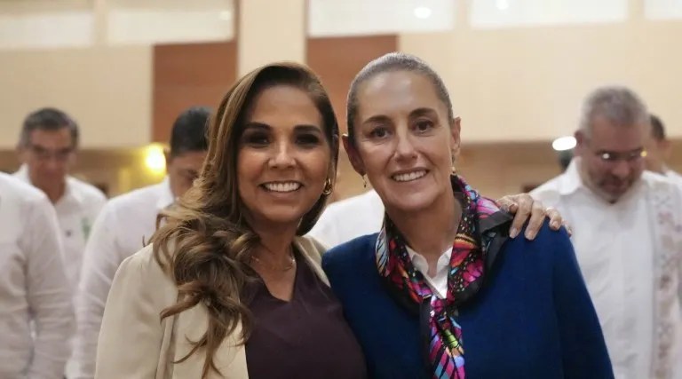 Mara Lezama y Claudia Sheinbaum en Consejo de Seguridad&nbsp;Pública