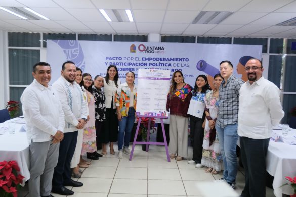 Firma Mara Lezama histórico Pacto para el Empoderamiento de las&nbsp;Mujeres