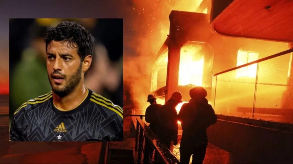 Incendio forestal consume la casa de Carlos Vela en Los&nbsp;Ángeles