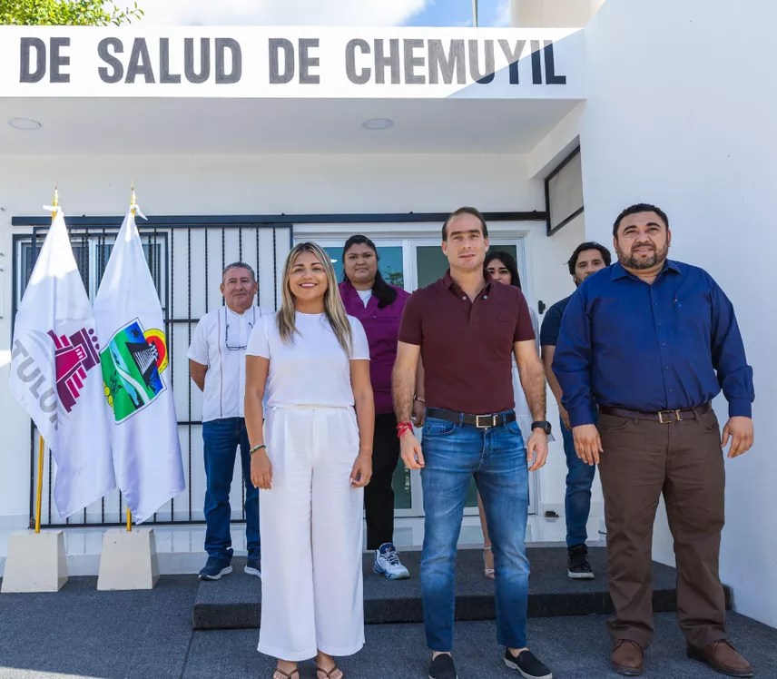 Inaugura Diego Castañón centro de salud en&nbsp;Chemuyil