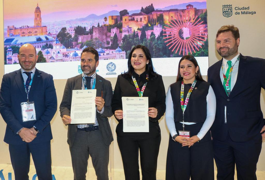 Málaga y Playa del Carmen firman hermanamiento para impulsar el&nbsp;turismo