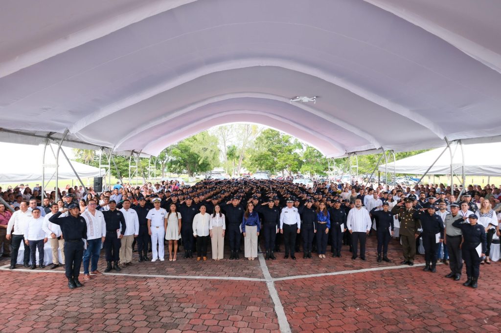 Mara Lezama fortalece la seguridad con nuevos elementos&nbsp;capacitados