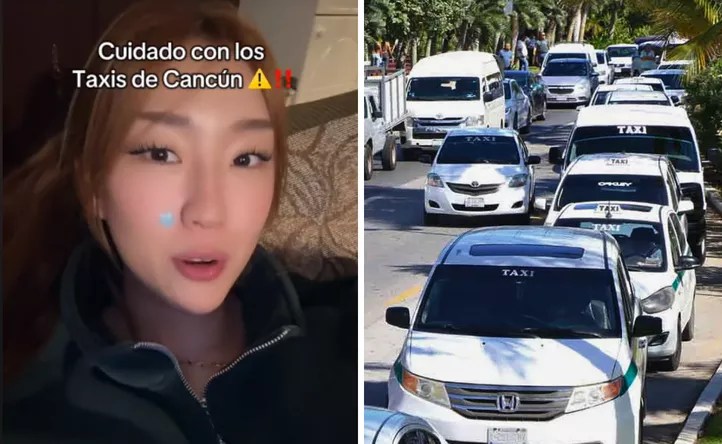 Nueva denuncia por cobros abusivos de taxistas en Cancún: influencers&nbsp;afectados