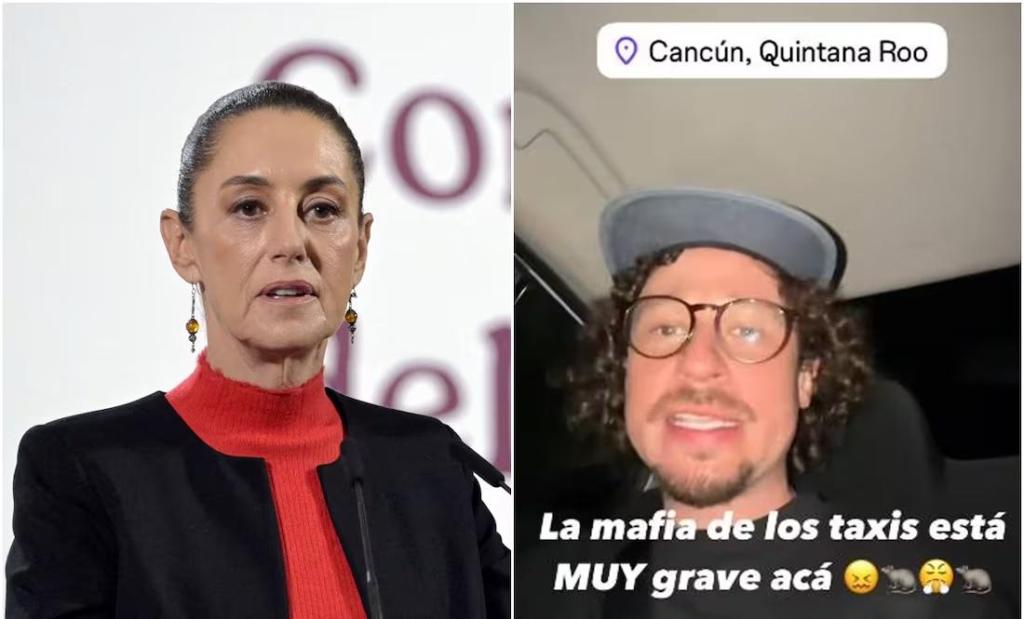 Sheinbaum revisará tarifas de taxis tras denuncia de Luisito&nbsp;Comunica
