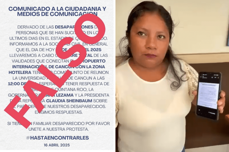 Madres Buscadoras se deslindan de bloqueos en Cancún